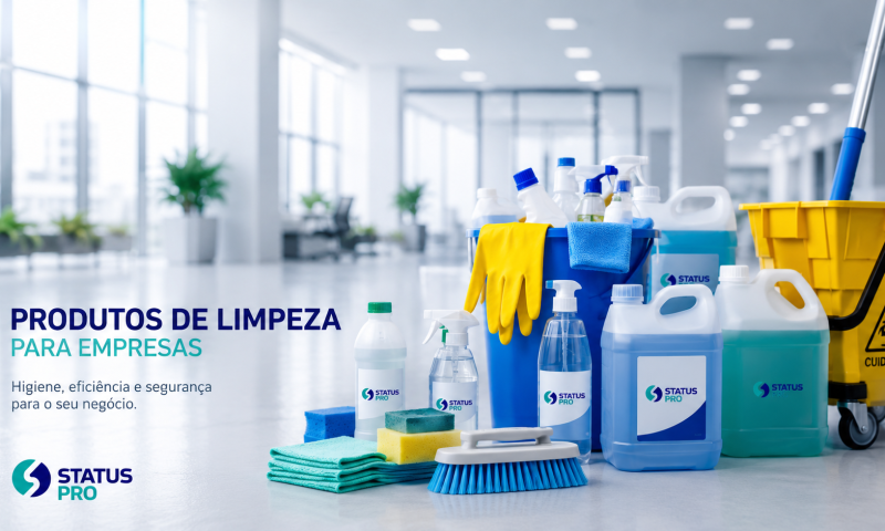 Empresa de produtos de limpeza: atacado, varejo e compras corporativas