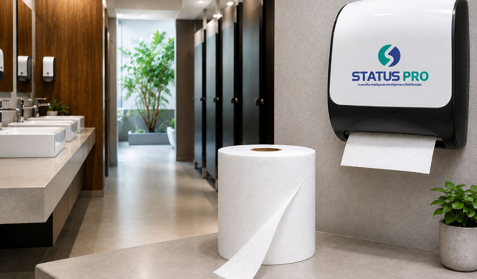 Papel Toalha Bobina: Vantagens para Empresas com Alto Fluxo de Pessoas