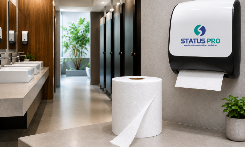 Papel Toalha Bobina: Vantagens para Empresas com Alto Fluxo de Pessoas